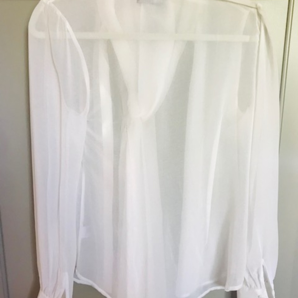 NWT Nasty Gal Off High Neck Blouse - Picture 2 of 7